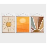 WALLXPERT dekorativna slika iz 3 dela sun (708BRS1107) Cene