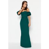 Trendyol Ženska obleka TPRSS23AE00091/Green | Shoptok.si