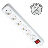 Mitea_Electric Prenosna šestostruka priključnica sa prekidačem, zaštita od dodira 16A 250V 3680W PM6 PR DZ | Eponuda.com