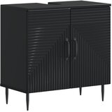  Kupaonski ormarić za sudoper HAARLEM Crna 59,5 x 31,5 x 59 cm | shoptok.hr