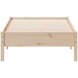 vidaXL Posteljni okvir 75x190 cm trdna borovina | Shoptok.si