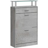 Ormarić za cipele boja betona 63x24x104 cm konstruirano drvo | shoptok.hr
