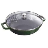 Staub Wok 30 cm mit Deckel Gusseisen, Basilikum-grün Cijene