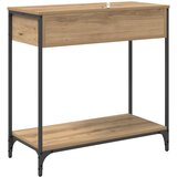  Konzolna stolica s ladicama Umjetnički hrast 75 x 34,5 x 75 cm | shoptok.hr