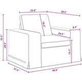 SOFA 2 pcs Tamno siva Metal | shoptok.hr