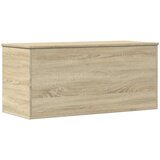  Kutija za pohranu boja hrasta 100x42x46cm od konstruiranog drva | shoptok.hr