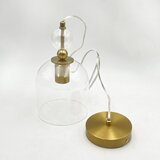  Luster na sajli VELARE 1xE27/15W/230V zlatna/prozirna | Eponuda.com