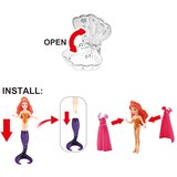  Lutka Sirena v školjki Modra | Shoptok.si