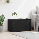  Kutija za spremanje s pohranom Crni hrast 84 x 42 x 46 cm | shoptok.hr