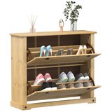 vidaXL Ormarić za cipele Corona 99 x 32 x 85 cm od masivne borovine | shoptok.hr