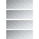  Aluminijski rešetkasti limovi 4 kom Antisklizni 90x30 cm | shoptok.hr