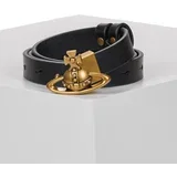 SMALL ORB BUCKLE BELT Crna