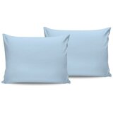  De Blue Blue Satin Pillowcase Set (2 Pieces) | ePonuda.com