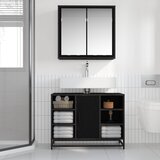  Set namještaja za kupaonicu 2 kom. Crni hrast 80 x 33 x 60 cm | shoptok.hr