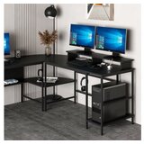 Hanah home Kutni radni stol Greta Matte-7042, Crna | Eponuda.ba