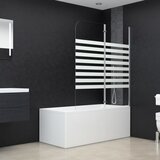 vidaXL Tuš-kabina od kaljenog stakla 120 x 140 cm prugasta Cijene