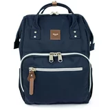 Himawari Unisex's Backpack tr23098-4 Navy Blue