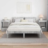  Stranska miza 2 pcs Betonsko siva 40 x 40 x 56 cm, (5000201952) | Shoptok.si