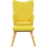  Stolica za ljuljanje od tkanine sa stolcem boja senfa | shoptok.hr
