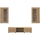  Set TV komoda FLORIN 3 pcs Umjetnički hrast Konstruirano drvo | shoptok.hr