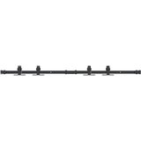  Komplet za drsna vrata omare 122 cm ogljikovo jeklo, (22156847) | Shoptok.si
