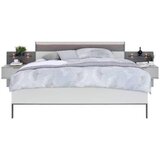 Dieter Knoll POSTELJNA GARNITURA 180 cm x 200 cm , leseni material barve skrilavca, svetlo siva | Shoptok.si