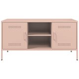 TV ormarić ružičasti 100,5 x 39 x 50,5 cm čelični | Eponuda.com