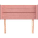 vidaXL Vzglavje z ušesi roza 83x16x78/88 cm žamet, (20935980) | Shoptok.si