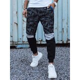DStreet Spodnie męskie dresowe camo czarne | ePonuda.com