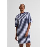 Urban Classics Women's striped dress oversized white/navy blue | Shoptok.si