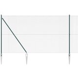 vidaXL zavarena ograda s 13 šiljaka Zelena 1.6 x 2.5 m Čelik | shoptok.hr