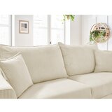 Bobochic Paris Krem sklopiva sofa od samta 225 cm Augustin – | shoptok.hr