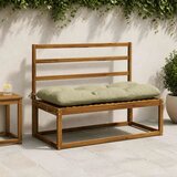 Jastučić za klupu VIANEN 100% poliester Svijetlo zelena - Svijetlo zelena 110 x 50 x 12 cm | shoptok.hr