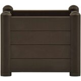  Povišena vrtna gredica PP boja kave 43 x 43 x 35 cm | shoptok.hr