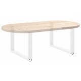  Noge za klub stolić U-oblik 2 kom Bijele 70 x (42-43) cm Čelik | shoptok.hr