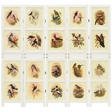  Romdivider Panel Bijelo 176,5 x 165 cm MDF | shoptok.hr