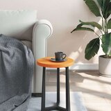 vidaXL Mizna plošča okrogla voščeno rjava Ø30x2,5 cm trdna borovina | Shoptok.si