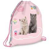 Ars Una Cute Animals Tea Party - torba za tjelesni i sportska torba s mačkama 32x42 cm | shoptok.hr