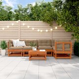  Set lounge namještaja za vrt 6 pcs Voštanosmeđa | shoptok.hr