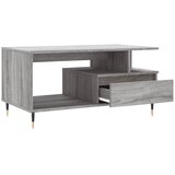  Stolić za kavu boja sivog hrasta 90x49x45 cm konstruirano drvo | Eponuda.com