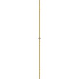 Sobna vrata tanka zlatna 83x201 5 cm kaljeno staklo i aluminij | shoptok.hr