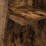  Kutni ormarić 27,5x27x140cm Konstruirano drvo Dimljeni hrast | shoptok.hr