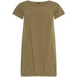 Zizzi Obleka 'Jeasy' oliva | Shoptok.si