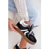 Boto Women's platform sneakers with decorations black Vinness | Shoptok.si