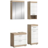 MID.YOU Kopalnica Lambada, Barva Hrasta, Bela, 4-Delna | Shoptok.si