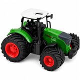  Agricultural Farm Tractor With Double-Furrow Plow Rubber Wheels Green 1:24 | shoptok.hr