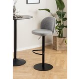 Actona Črn/siv barski stol z nastavljivo višino (višina sedeža 55 cm) Patricia – | Shoptok.si