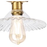  plafonski luster trish 1xE27/15W/230V zlatna/prozirno staklo | Eponuda.com
