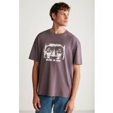 GRIMELANGE T-Shirt - Purple - Oversize cene