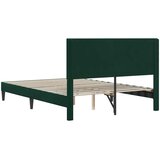 Krevetna konstrukcija Tamnozelena 140 x 190 cm Baršun | shoptok.hr